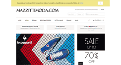 Desktop Screenshot of mazzittimoda.com
